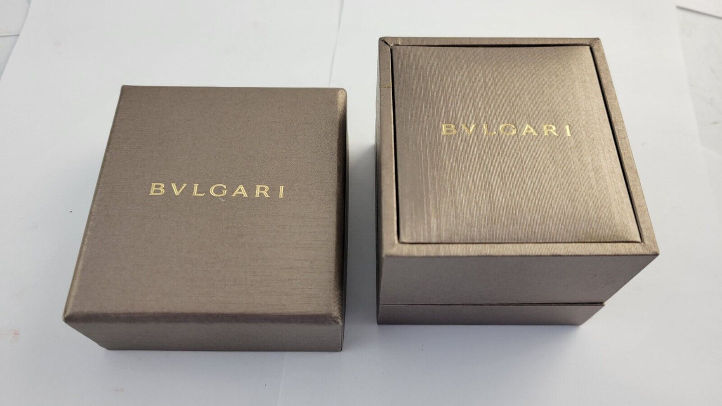 BVLGARI Ring Serpenti Viper US7-7.75 L Engraved 18K 750 Yellow Gold Band