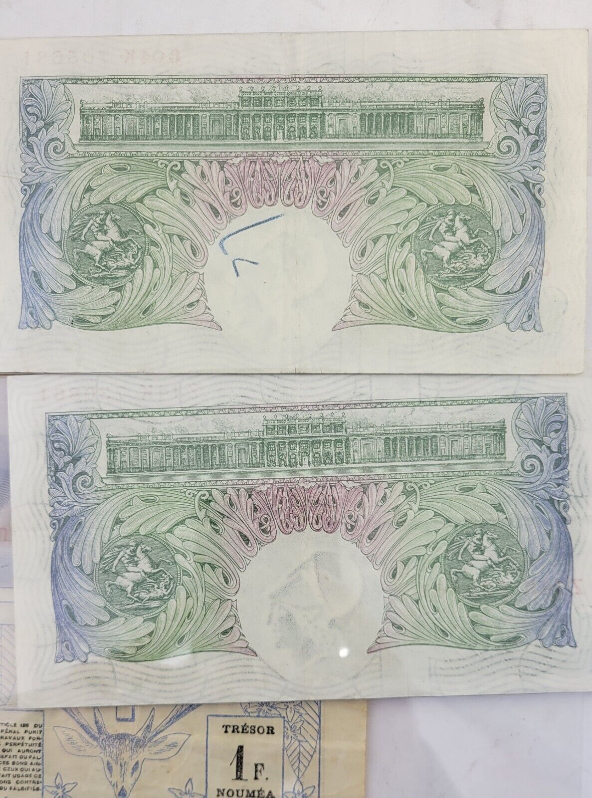 Circulated Lot of 6 Foreign Banknotes World Paper Money Currency