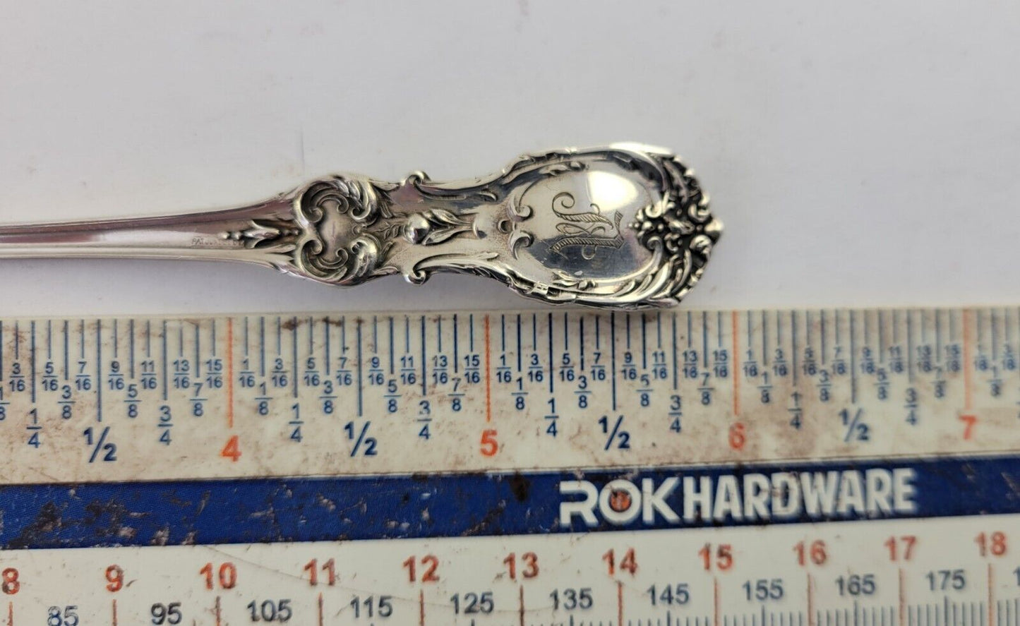 Reed & Barton Francis I Sterling 5 7/8" Short Handle Pickle/Olive Fork .78oz.