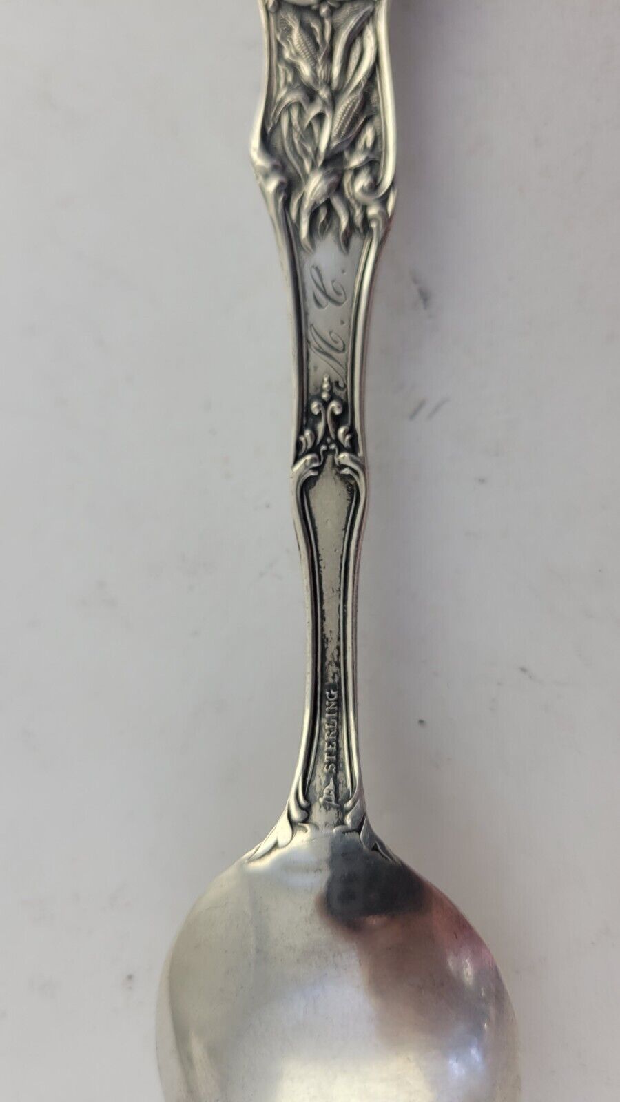Masonic Temple Fort Dearborn 5 1/2" Sterling Souvenir Spoon .67oz Chicago
