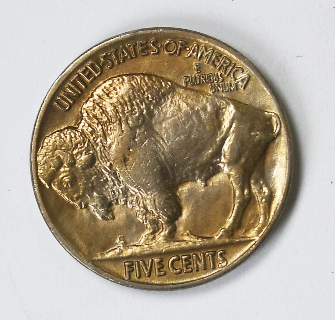 1913 Type 2 5c Buffalo Nickel Rare Five Cents US Coin Philadelphia Uncirculated