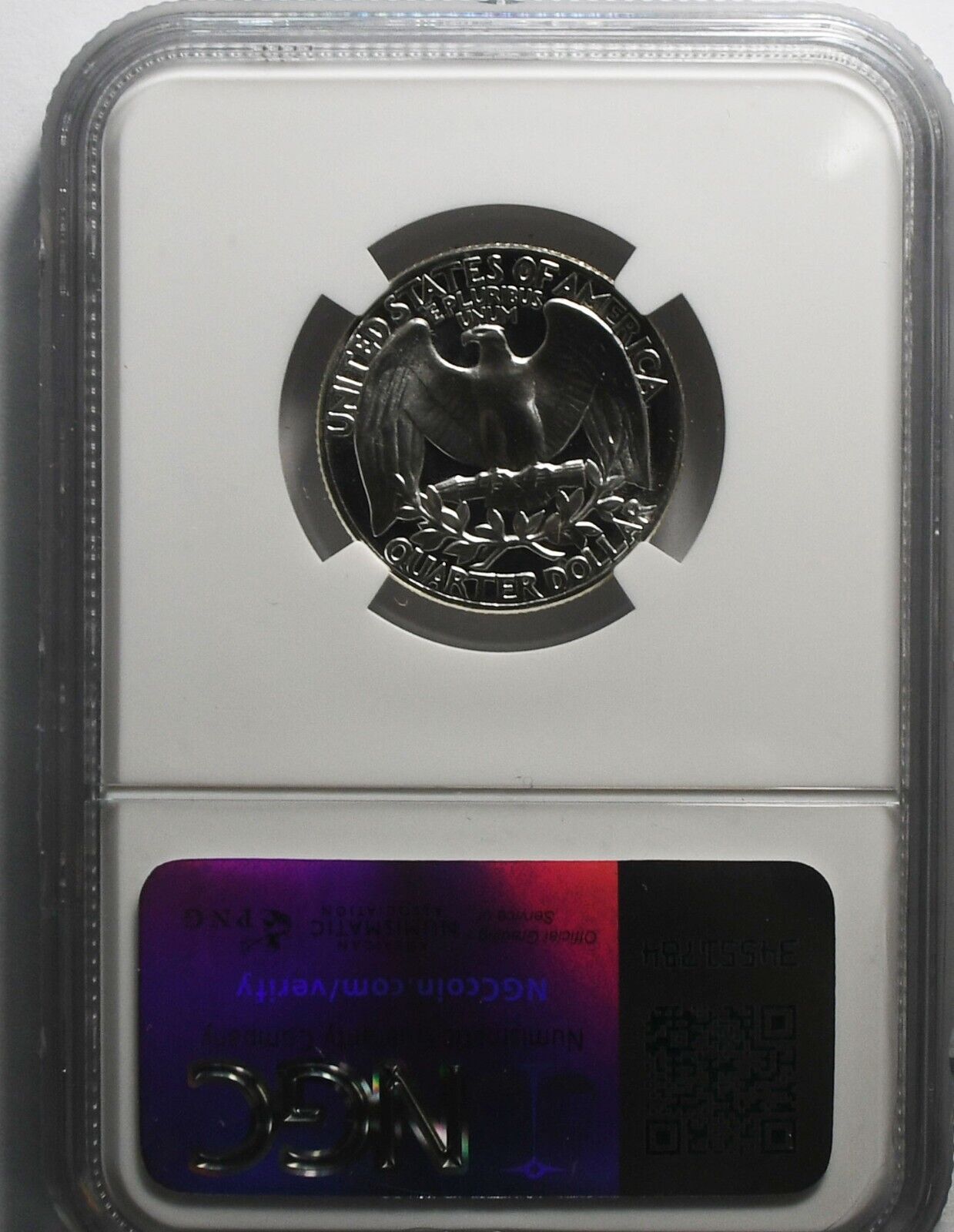 1960 25c Washington Proof Silver Quarter Dollar NGC PF68