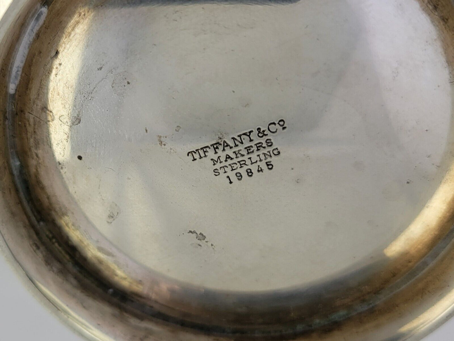 Tiffany & Co. Sterling Silver Candy and Nut 6 1/4" & 5 1/4" Wide Bowls 18oz.