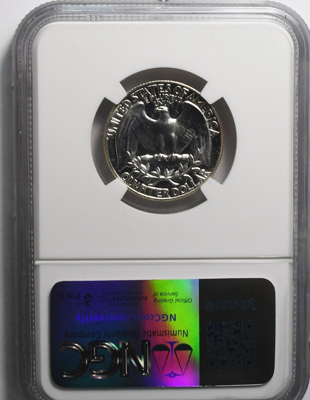 1960 25c Washington Proof Silver Quarter Dollar NGC PF66