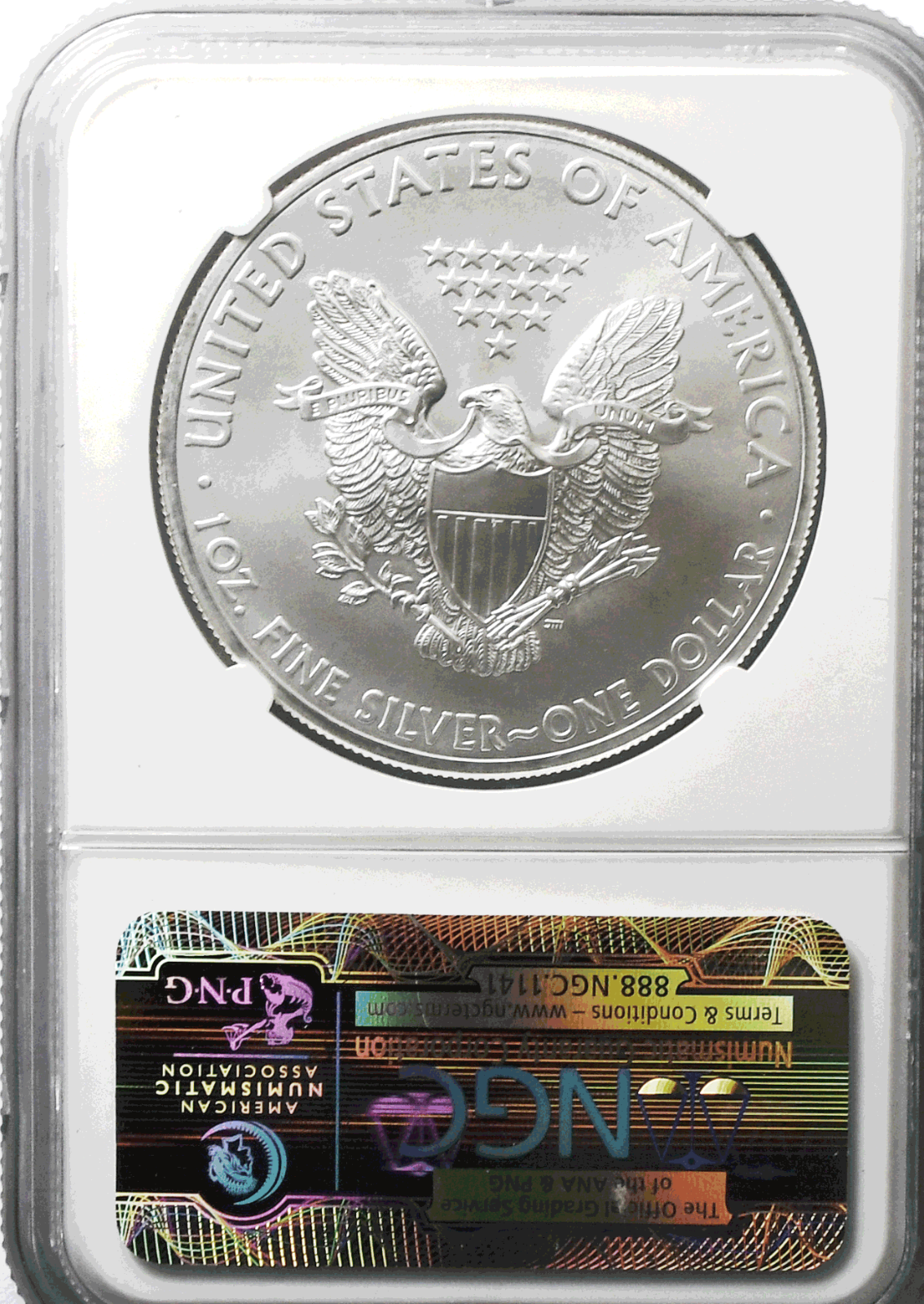 2012 $1 American Silver Eagle NGC MS69 First Release One Ounce Coin