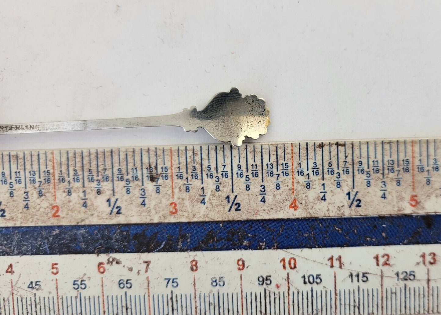 Mt. Tacoma Washington Sterling Silver Souvenir Spoon 3 7/8" .15oz.