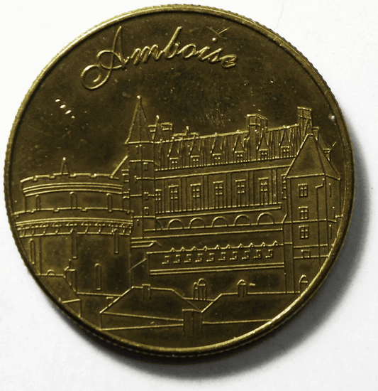 France Souvenir Token 37 Château d' Amboise Médaille de Collection 31mm Medal