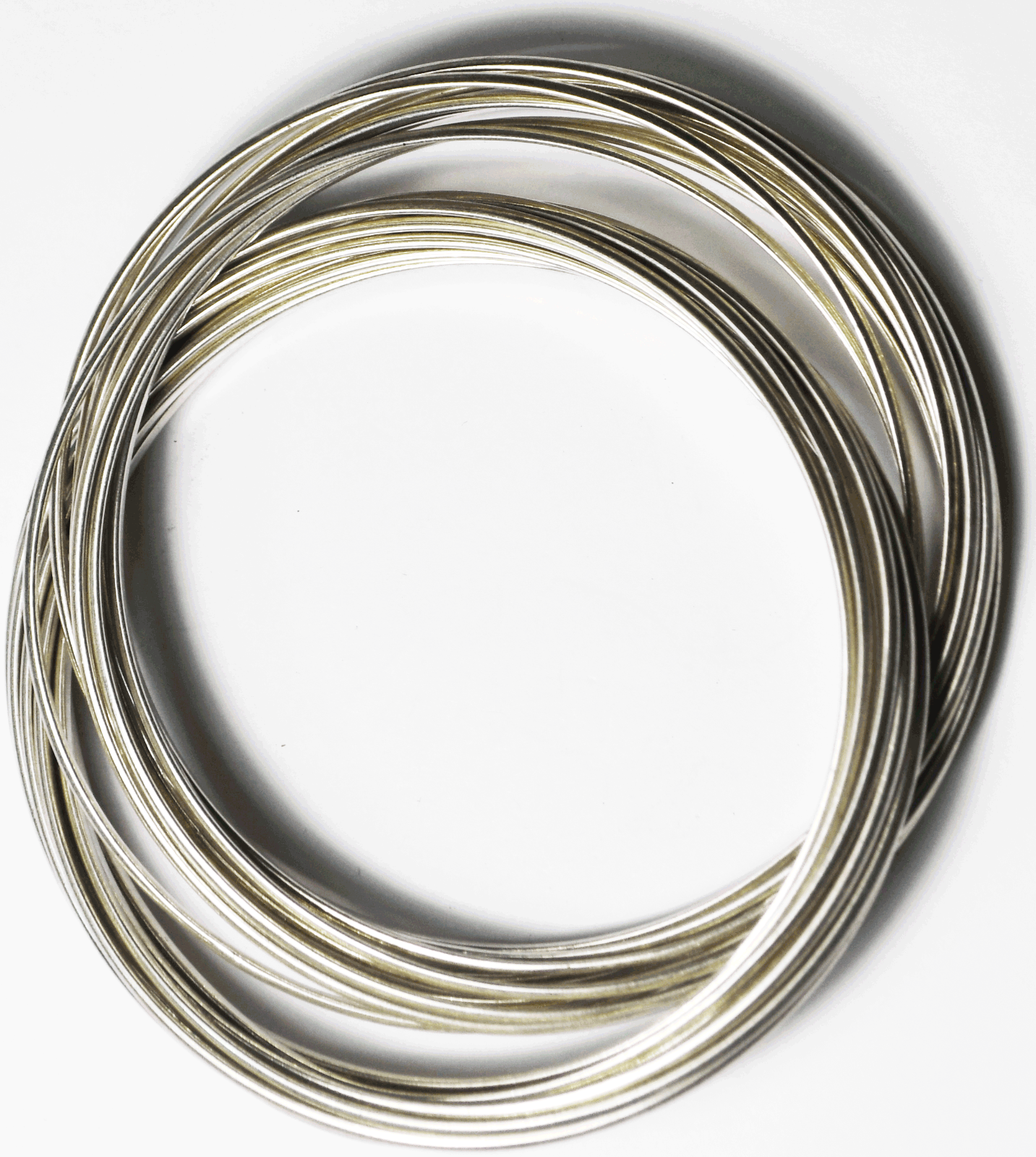 Sterling Silver Silpada 21 Salute Bangle Medium Bracelet B0640