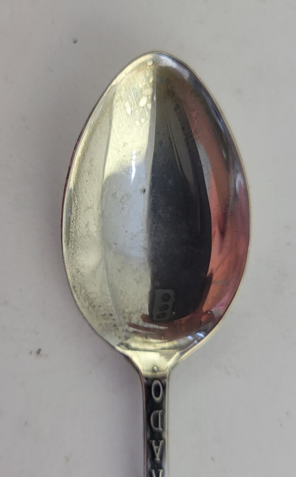 Colorado Sterling Silver 5 5/8" Souvenir Spoon .69oz. Columbine State Flower
