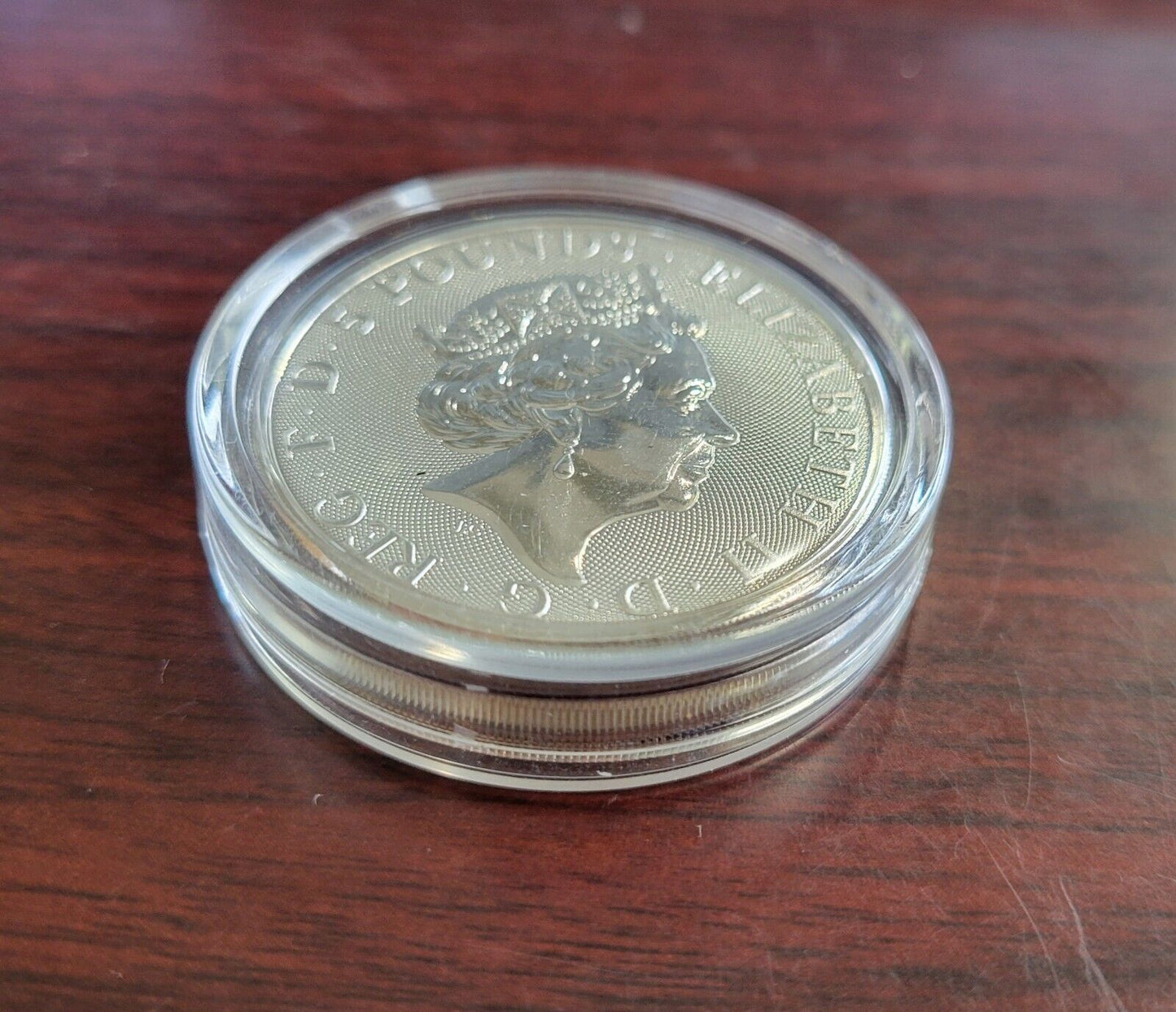 2019 Great Britain 2oz .999 Silver Queens Beasts Falcon of the Plantagenets