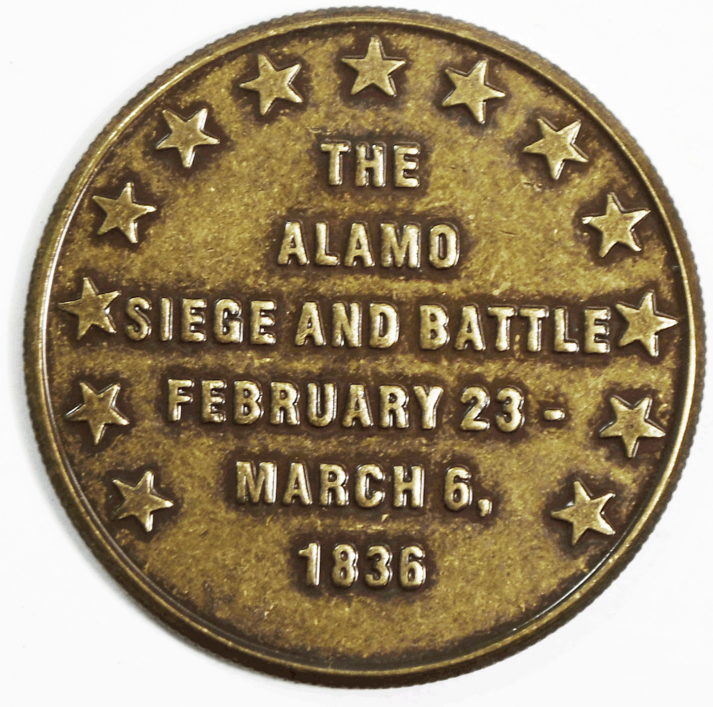 Remember the Alamo Siege & Battle Medal 39mm