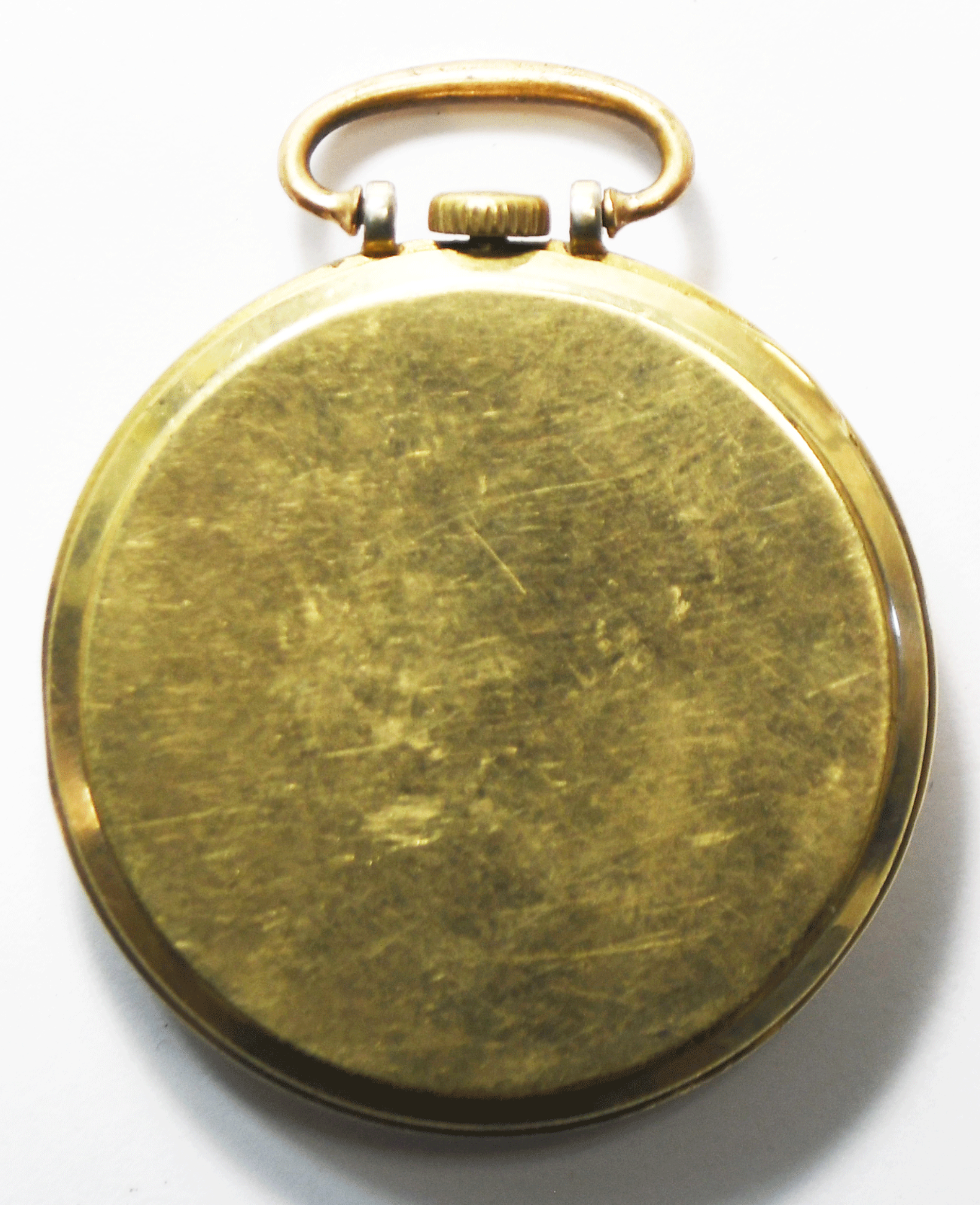 Vintage Buren Swiss Pocket Watch 43mm 17J RGP OF Case