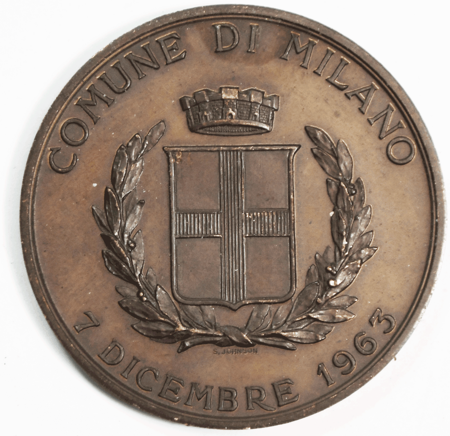 1963 Museum of Contemporary History Medal Milan 1914-1945 Bronze 51mm