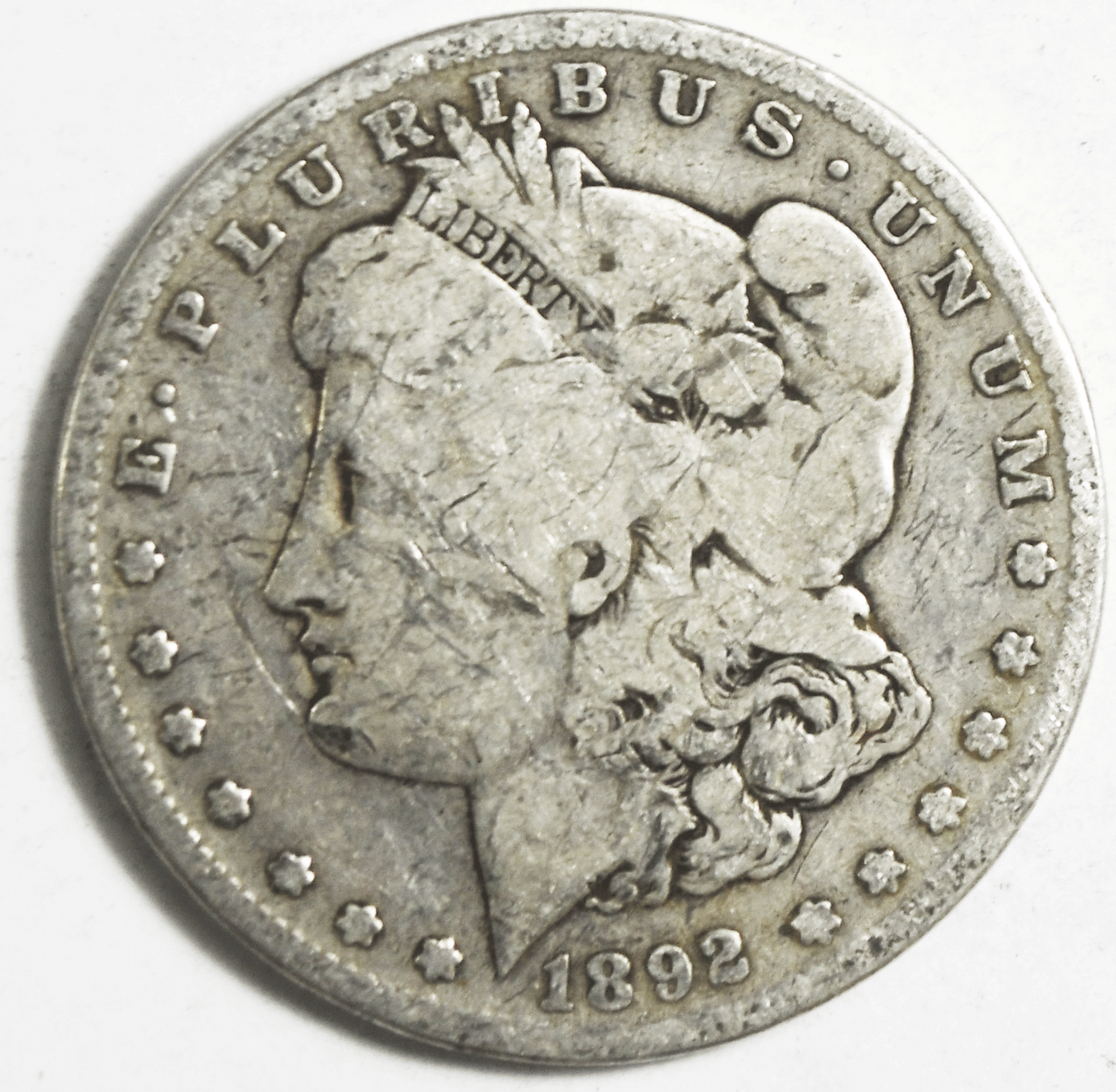 1892 S $1 Morgan Silver One Dollar US Coin San Francisco