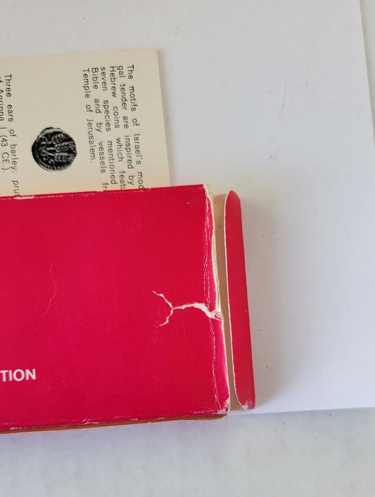 1971 Coins of Israel Official Mint Set with Boxed w/COA