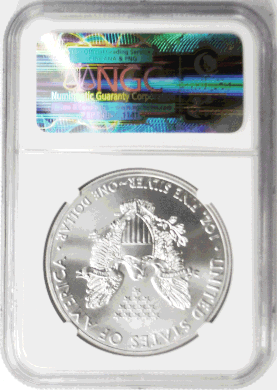 2012 W $1 American Silver Eagle NGC MS70 Struck at West Point Early Release #33