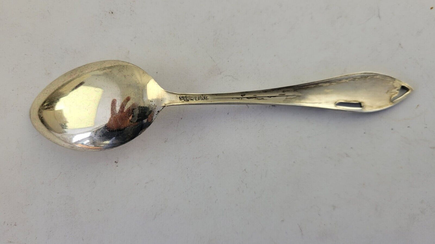 Arkansas State Sterling 5 5/8" Souvenir Spoon by Watson .65oz. Native American