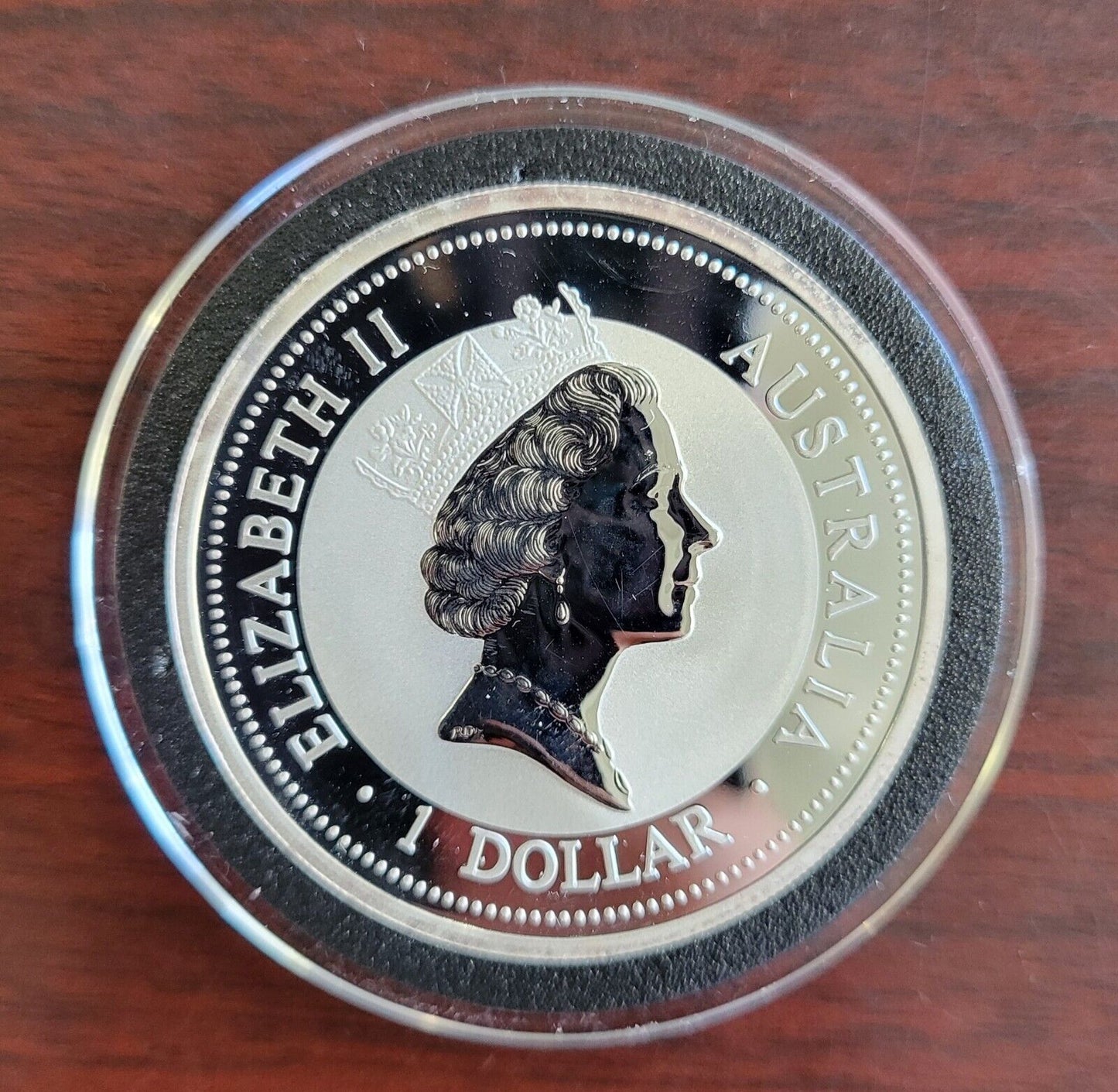 1995 Australian Kookaburra 1oz. Silver .999 Fine Dollar Coin