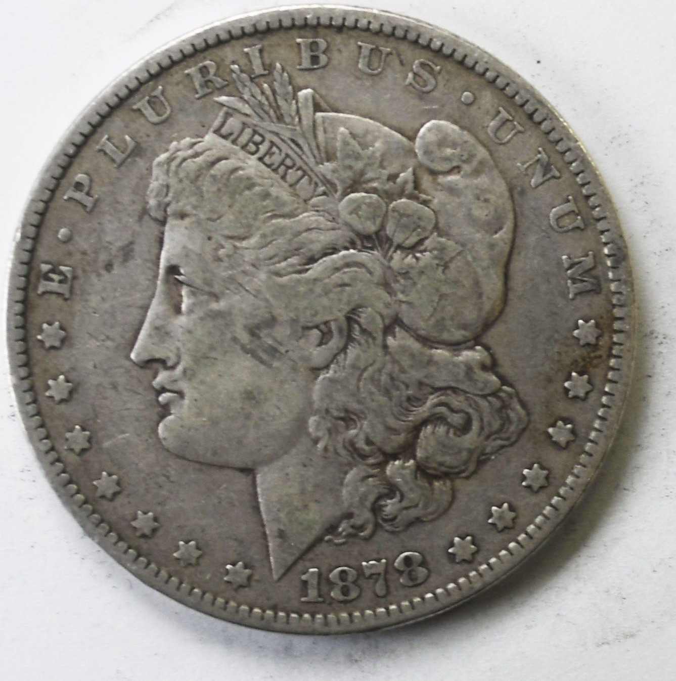 1878 $1 Morgan Silver One Dollar Philadelphia 79 Reverse VAM 229.1
