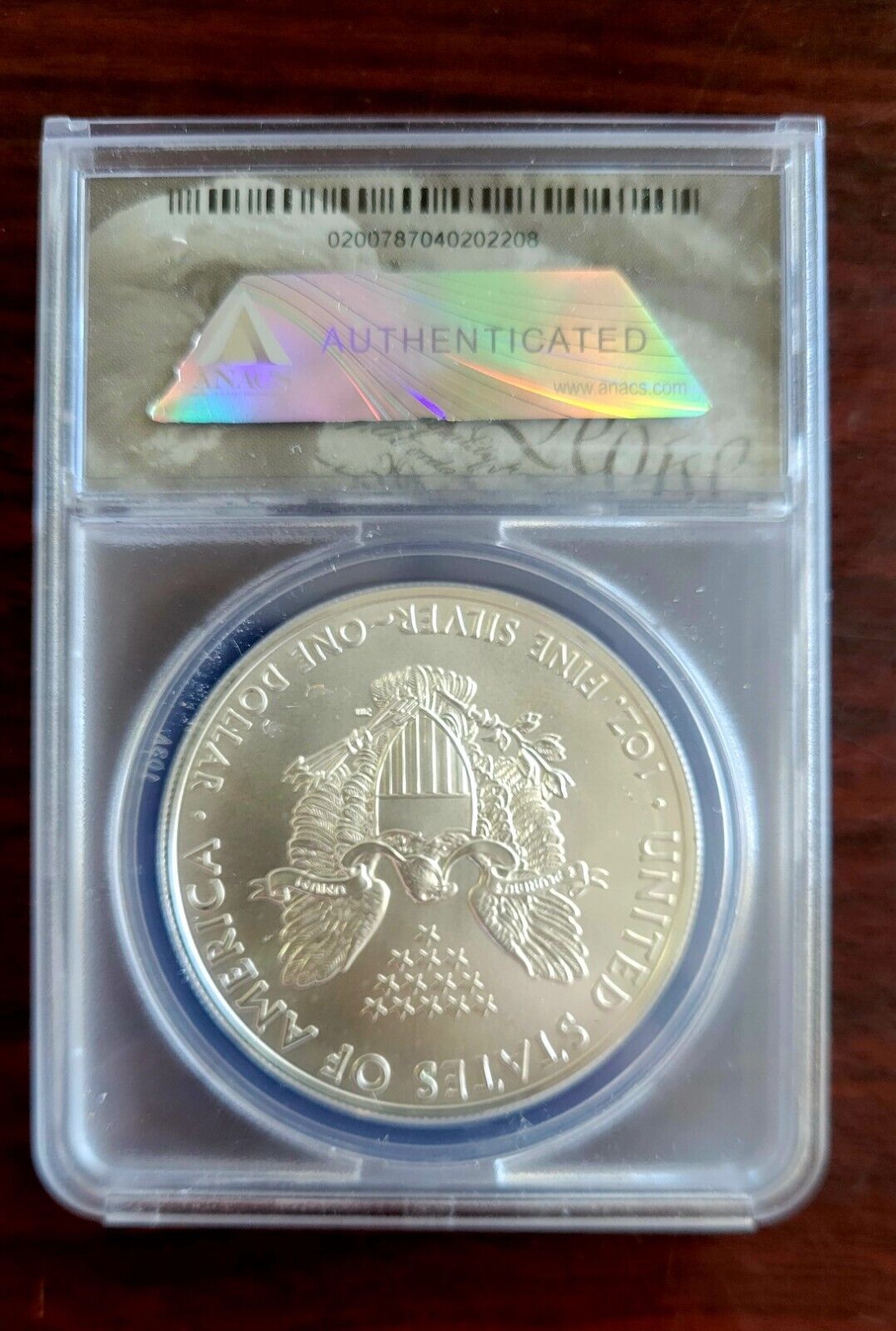 2011 (S) $1 American Silver Eagle ANACS MS69 Silver Dollar .999 Fine Silver