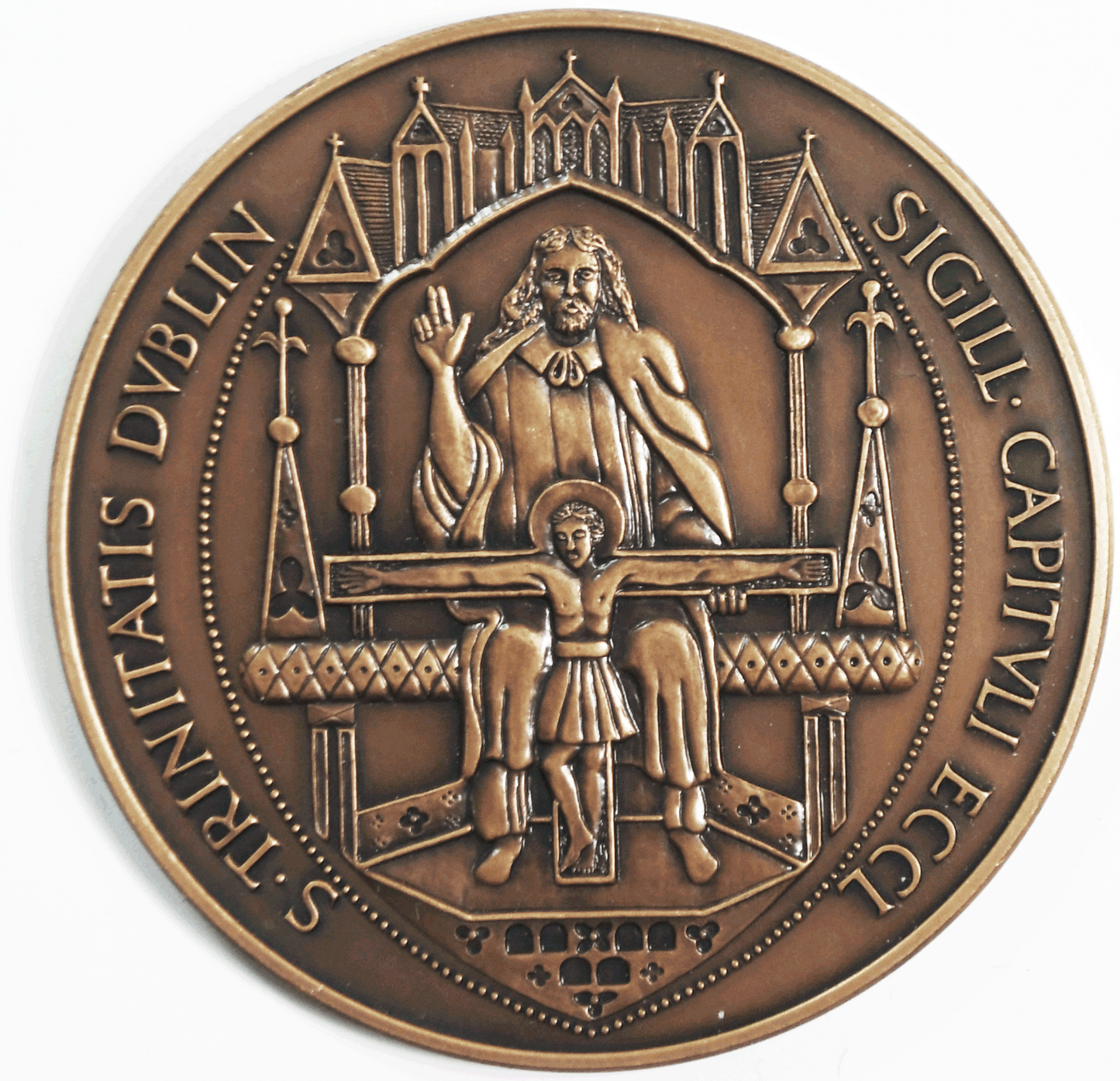 1388-1988 Christ Church of Dublin 63mm Bronze Medal
