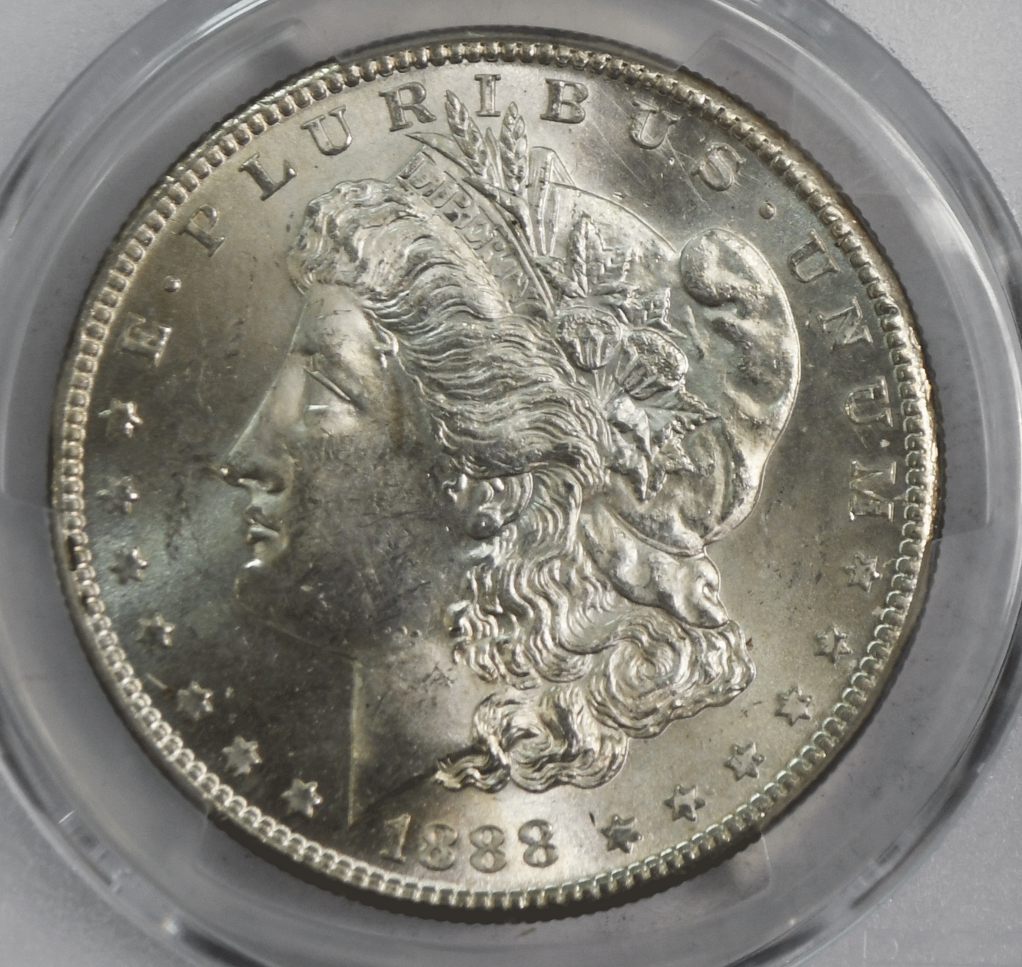 1888 S $1 Morgan Silver One Dollar MS63 PCGS Uncirculated San Francisco