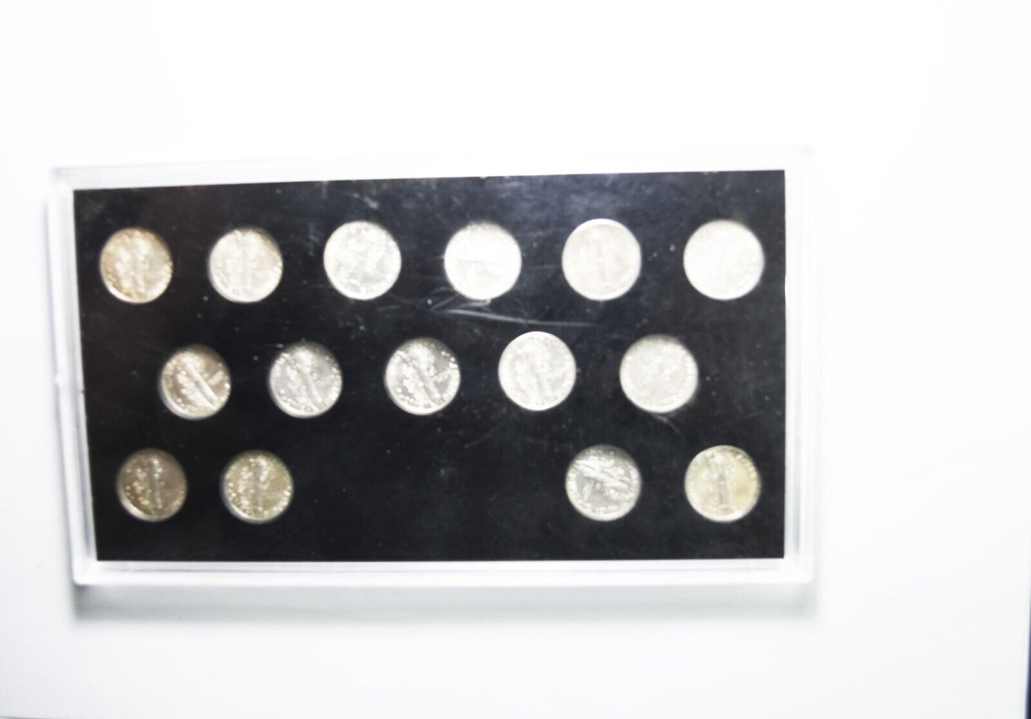 1941-1945 10c Mercury Silver Dime Rare Ten Cents PDS 15 Coin Set AU-Unc