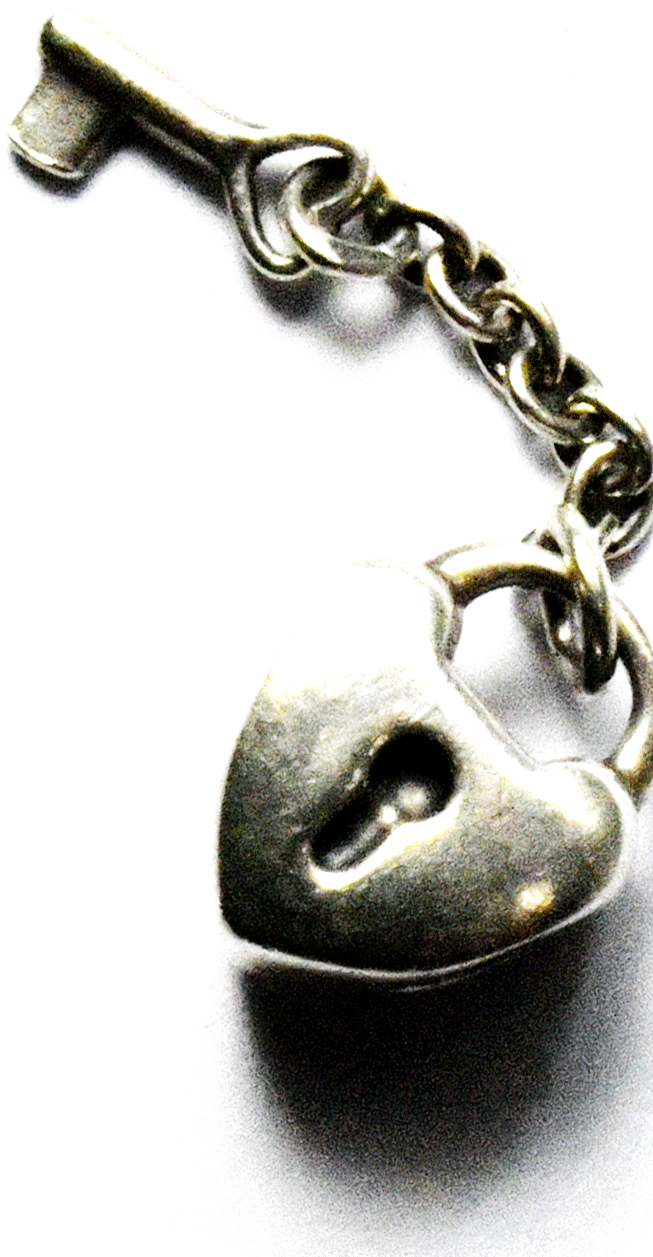 Sterling Silver Pandora Key To My Heart Lock Charm 790971