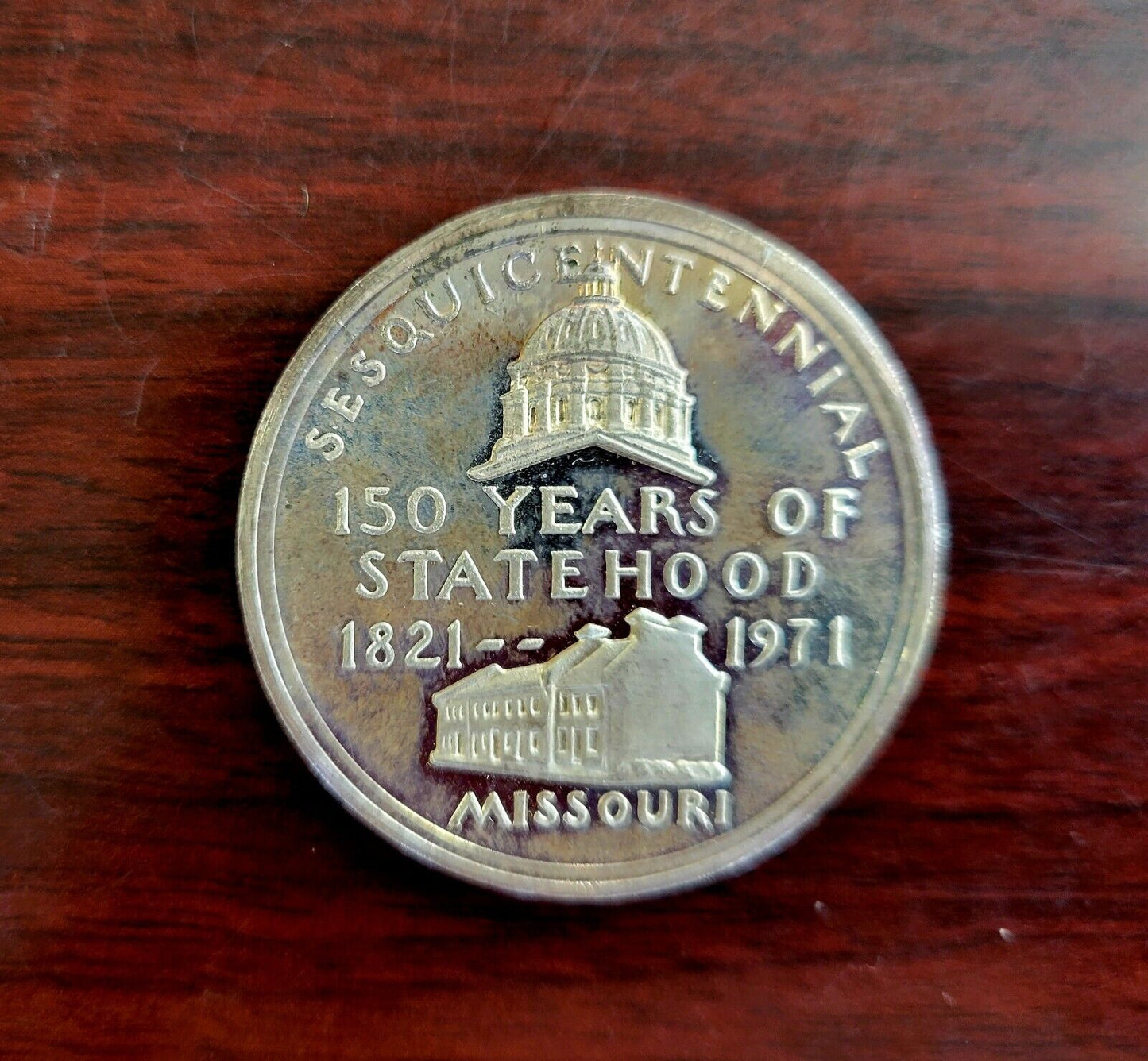 Token 1971 Missouri Sesquicentennial - Gateway To The West!