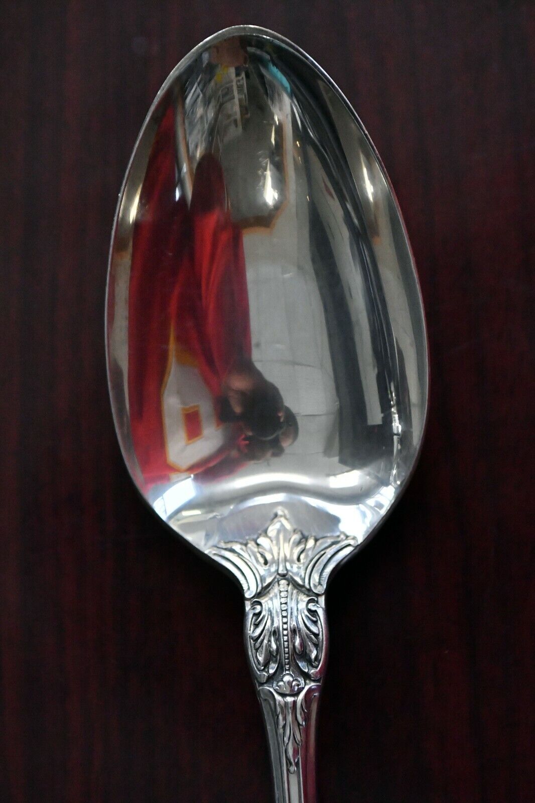 Sir Christopher by Wallace Sterling 8 1/2" Solid Table Spoon Server 3 oz.