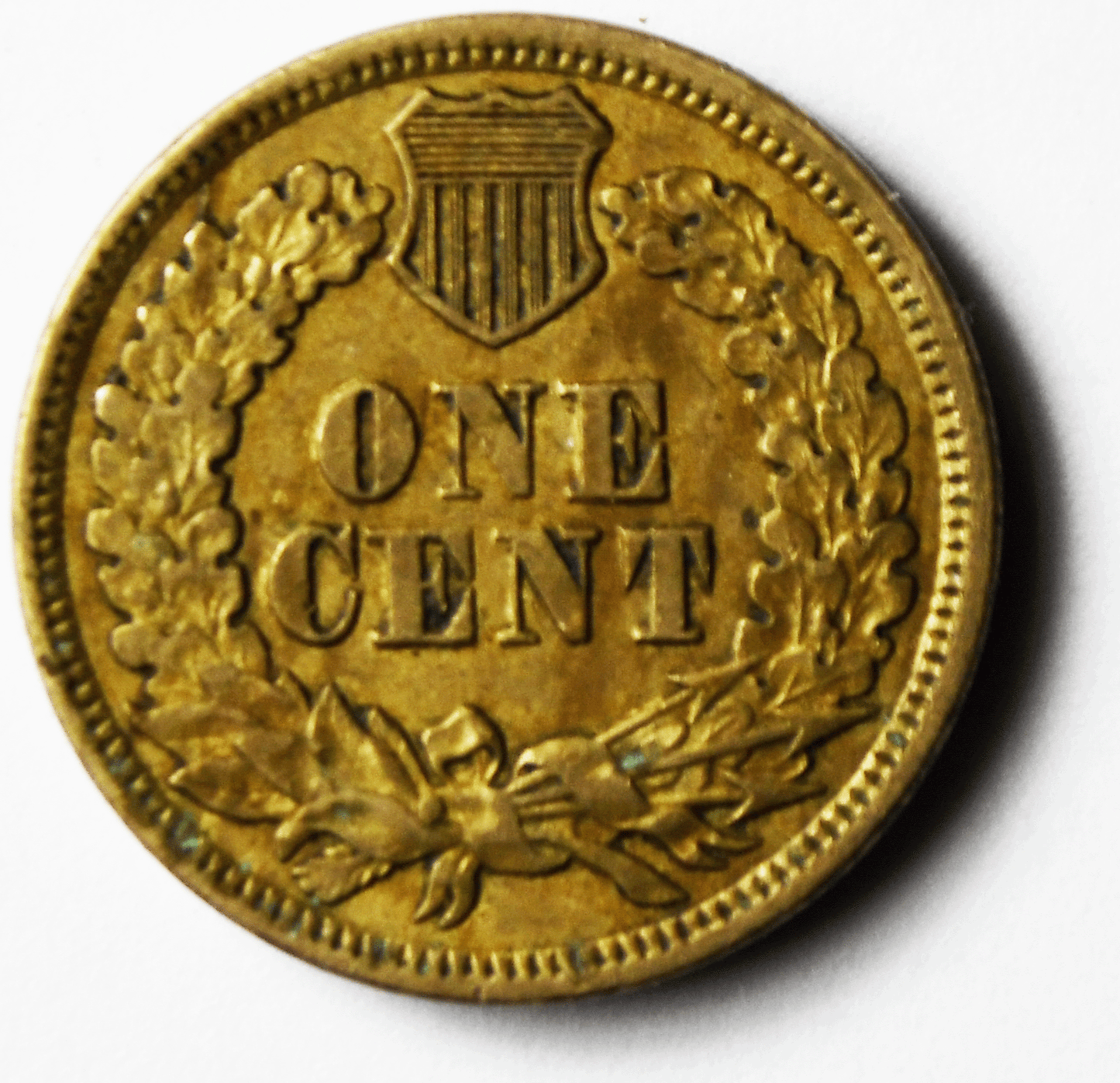 1863 1c Indian Head Penny One Cent US Philadelphia