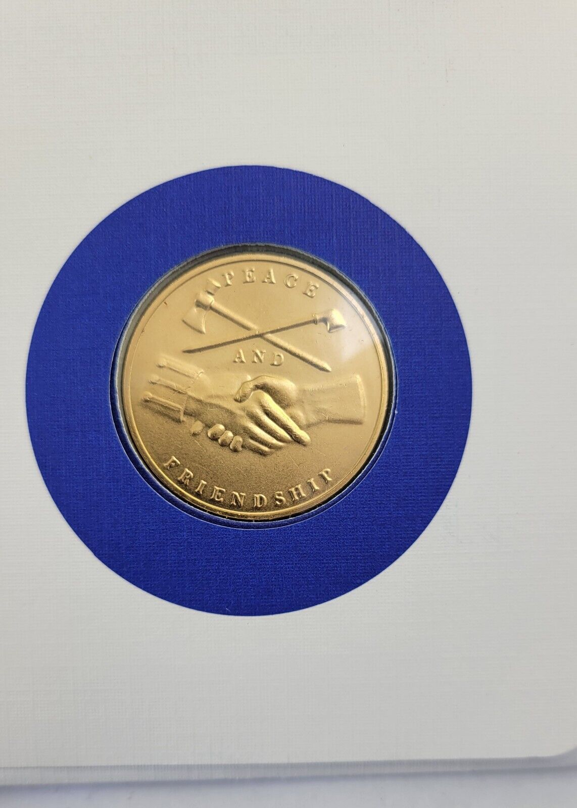 James Madison Presidential Covers Medal Postal Commemorative Society Gold Plated