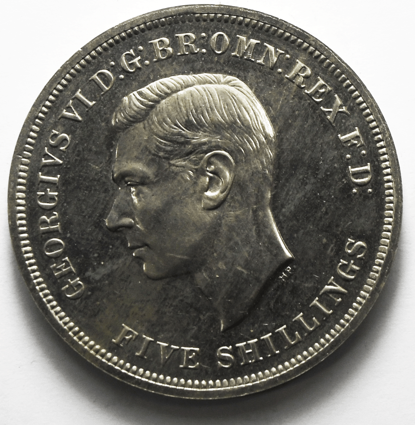 1951 Great Britain Five Shilling Proof Like Coin Crown KM# 880