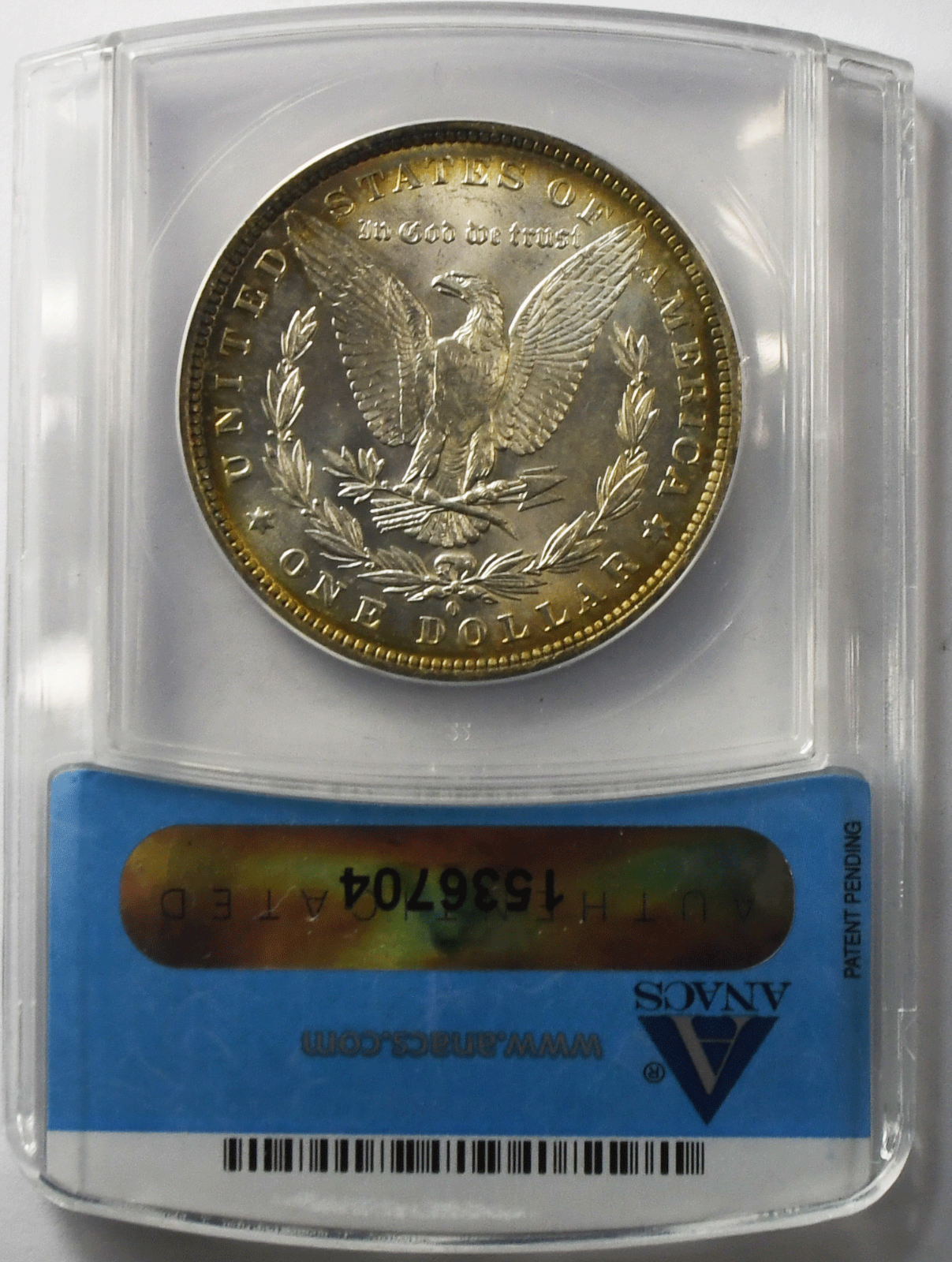 1882 O $1 Morgan Silver One Dollar US Coin New Orleans ANACS MS63