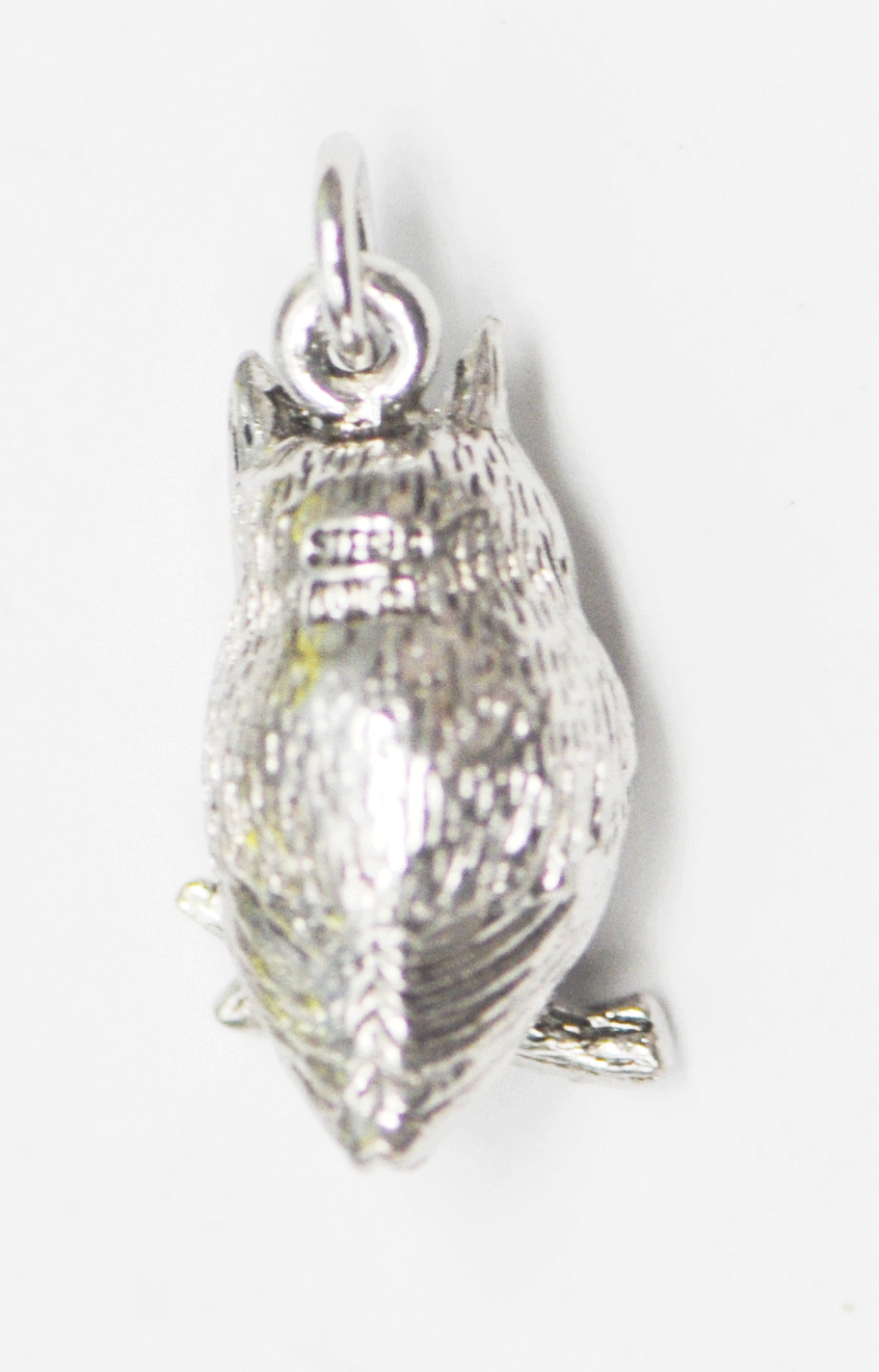 Sterling Silver Kinney Owl Charm 18mm