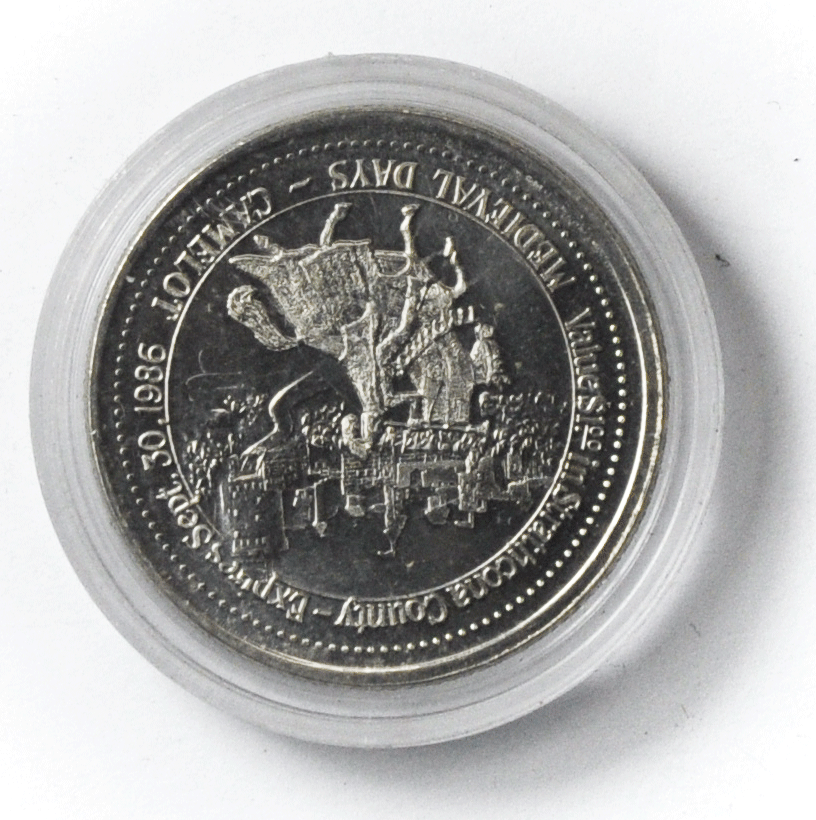 1986 Canada $1 Trade 34mm Sherwood Park Strathcona County Alberta