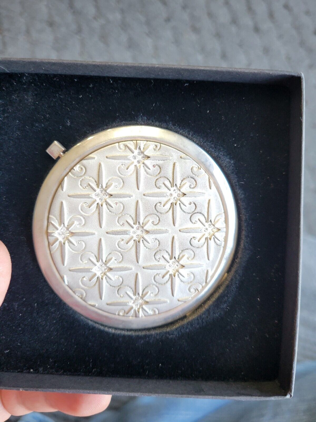 Irving Rice Double Mirror Compact Complete w/Box And Bag