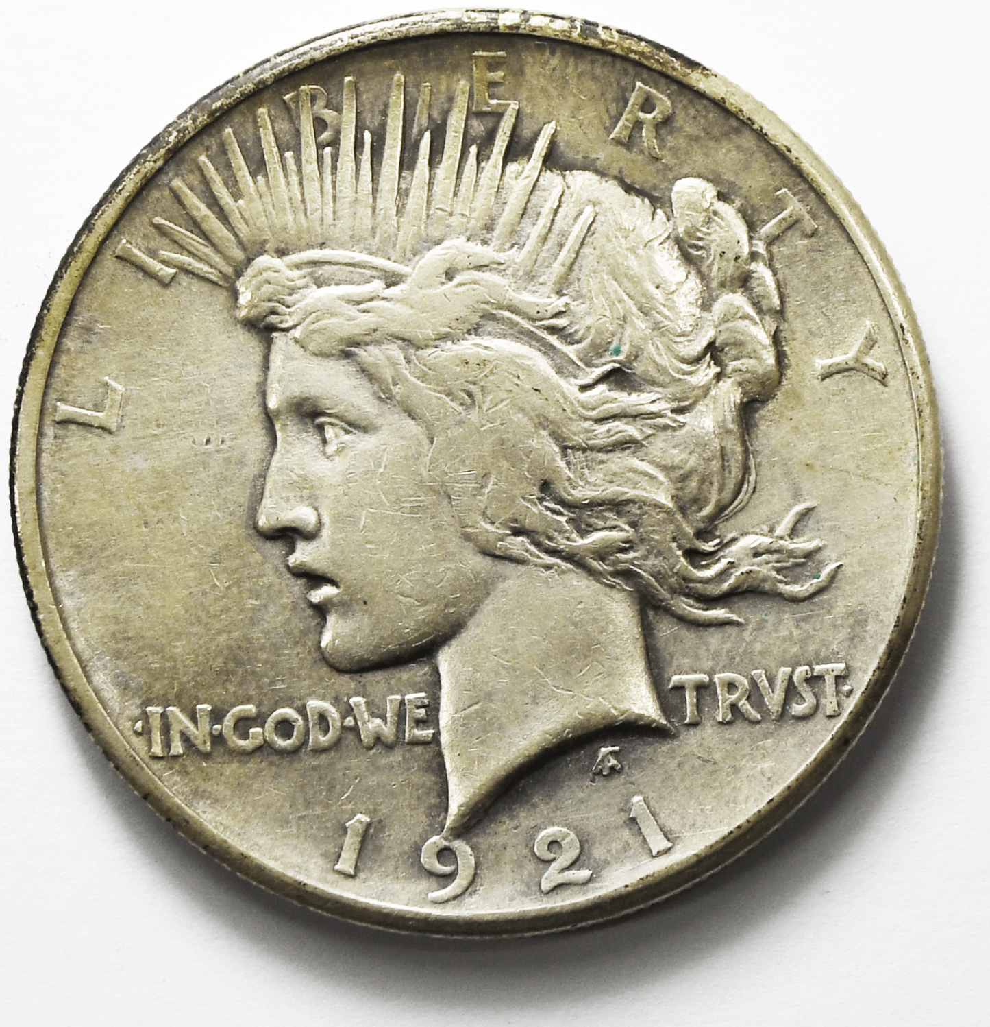 1921 $1 Peace Silver One Dollar US Philadelphia Rare