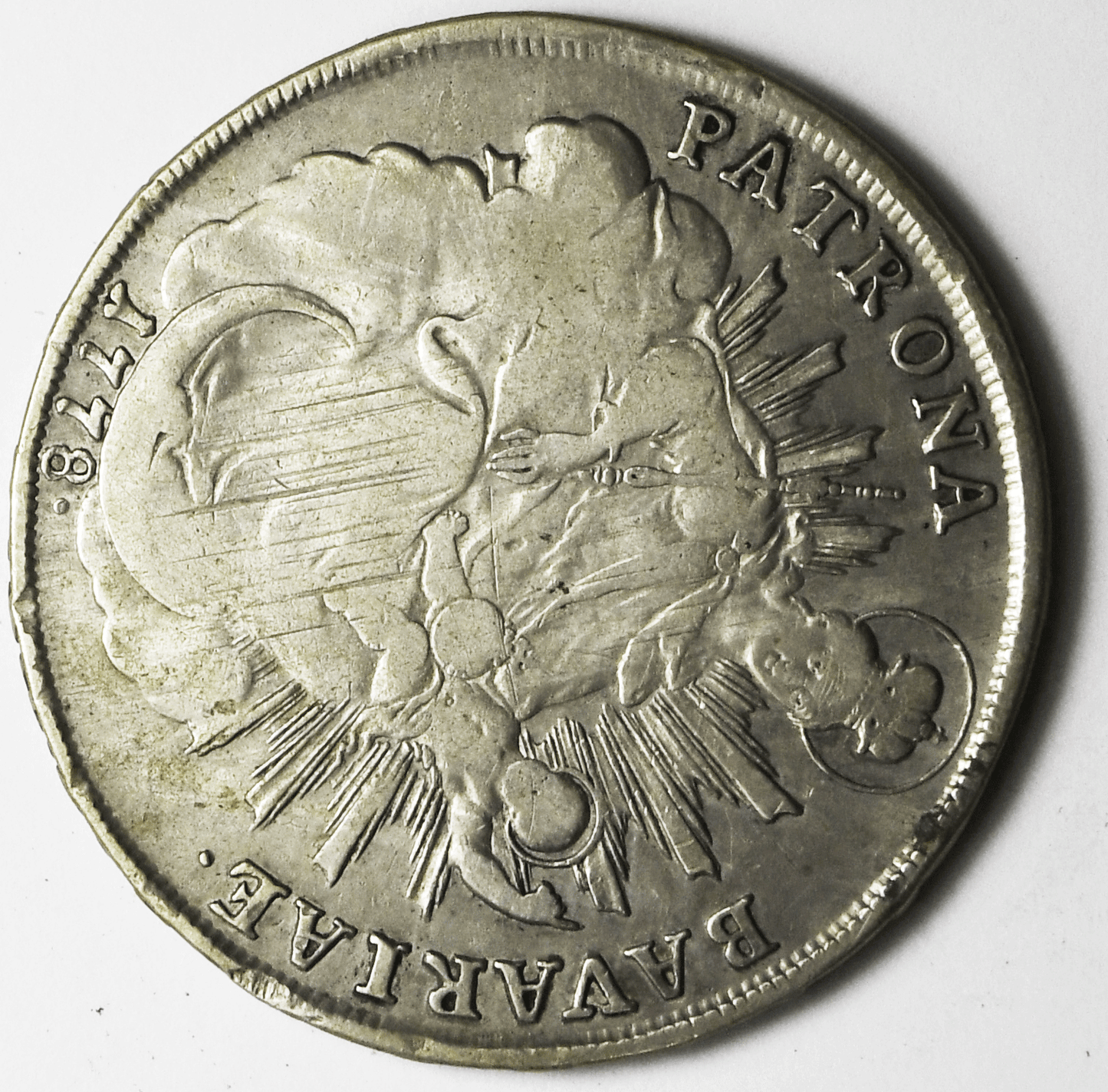 1778 H.ST German States Bavaria Silver One Thaler KM# 563.1