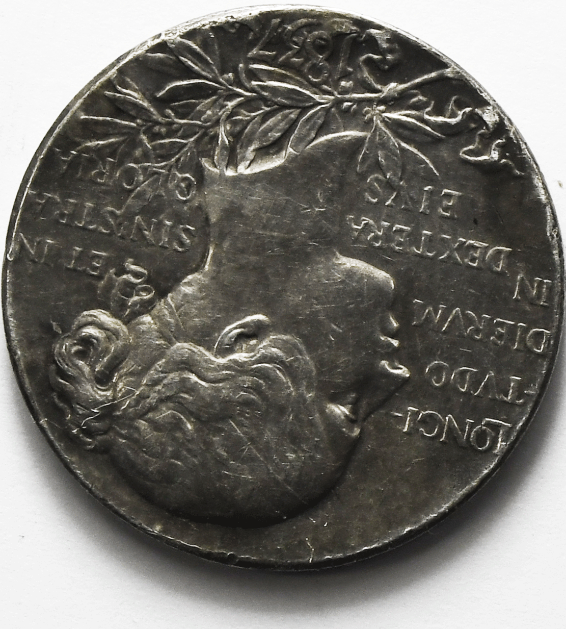 1897 Sterling Silver Queen Victoria Diamond Jubilee Medal 25mm