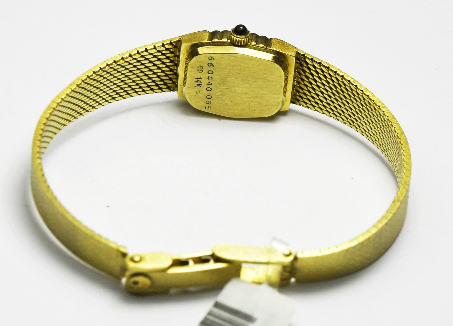 Women's Movado Vintage 14k Quartz Wristwatch Brown Dial 15mm 6.5" 27.6g