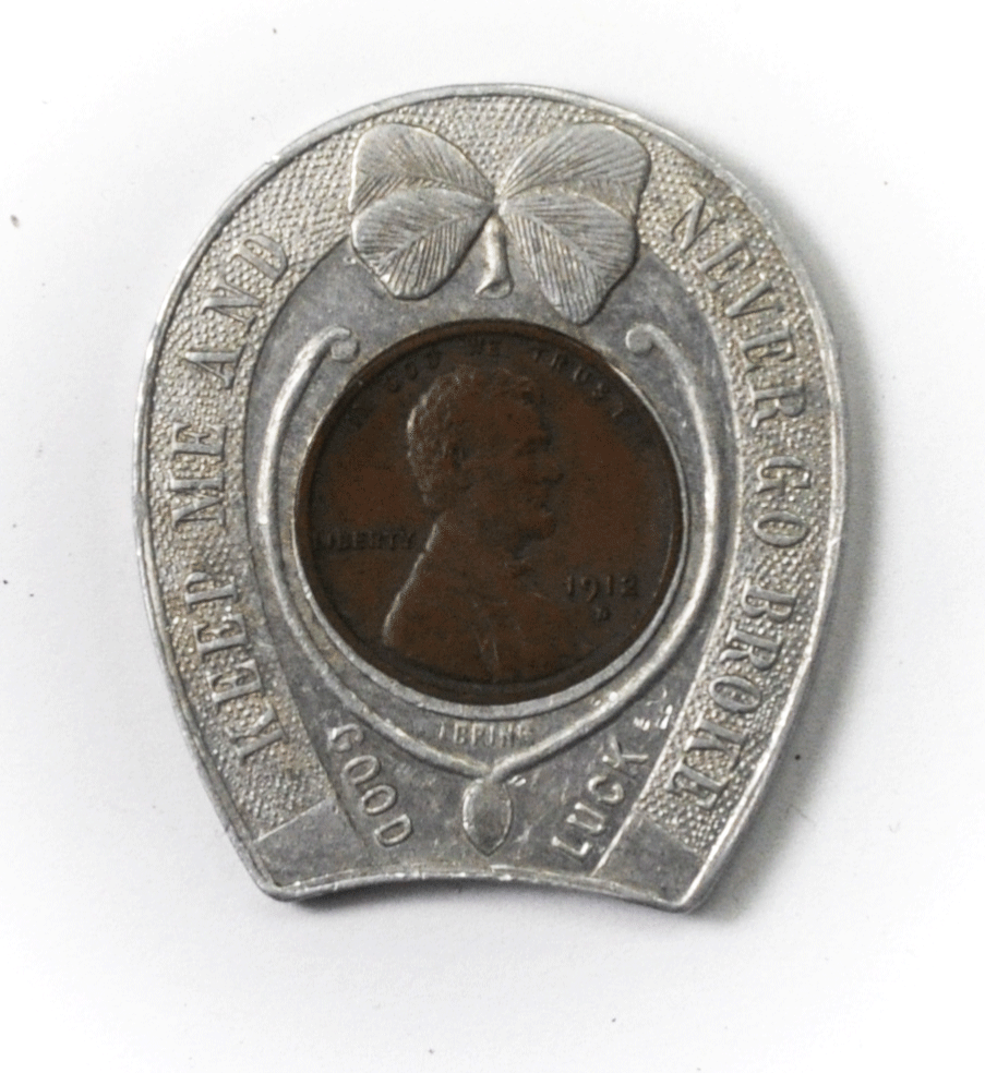 1912 D 1c Lincoln Wheat Encased Penny J Poehlman & Son Butter Eggs Cheese