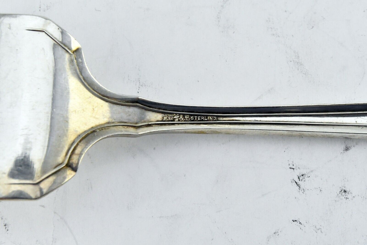 Putnam by Wallace Sterling Silver 8" Medium Cold Meat Serving Fork 2.2oz.