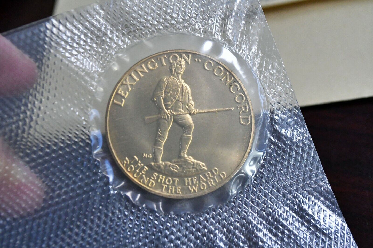 1975 Bicentennial First Day Cover Medal and Stamped Envelope Paul Revere