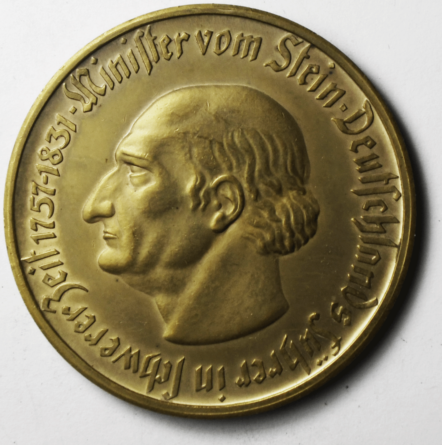 1923 Germany Westphalia 10,000 Mark 44mm Coin