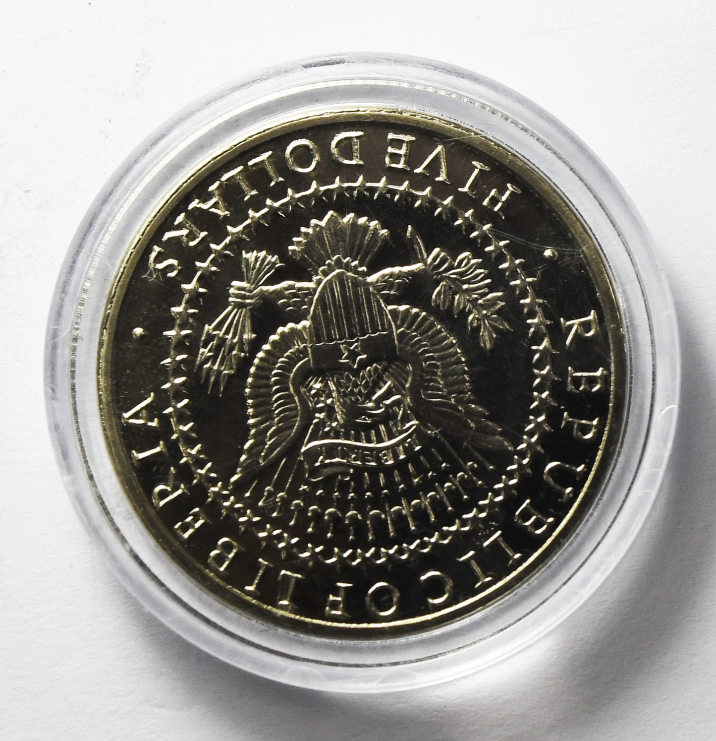2000 S Liberia 5 Five Dollars Copper Nickel Coin Gem Unc James Madison