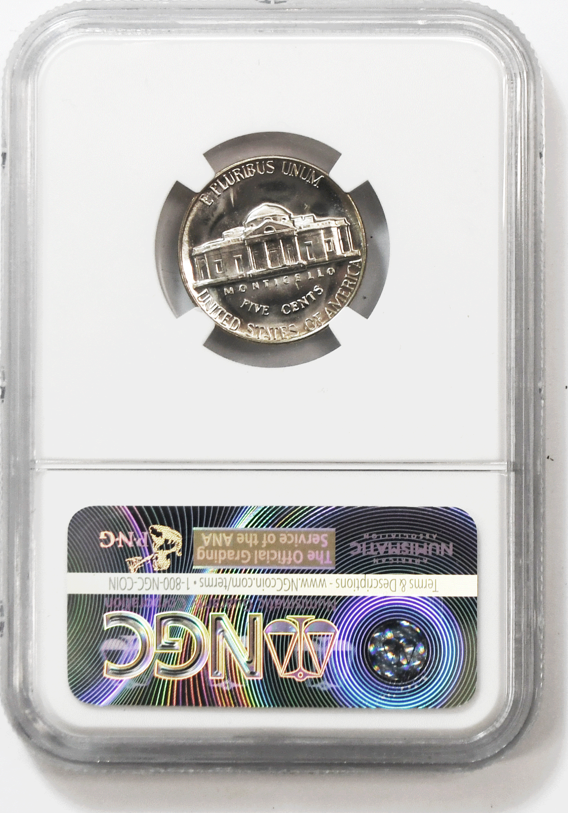 1967 5c SMS Jefferson Nickel NGC Five Cents MS67 Special Mint Gem Unc