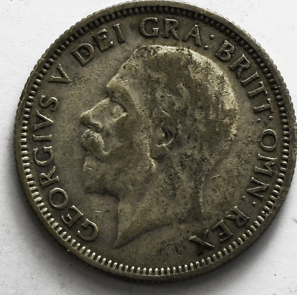 1932 Great Britain Silver One Shilling Coin KM# 833