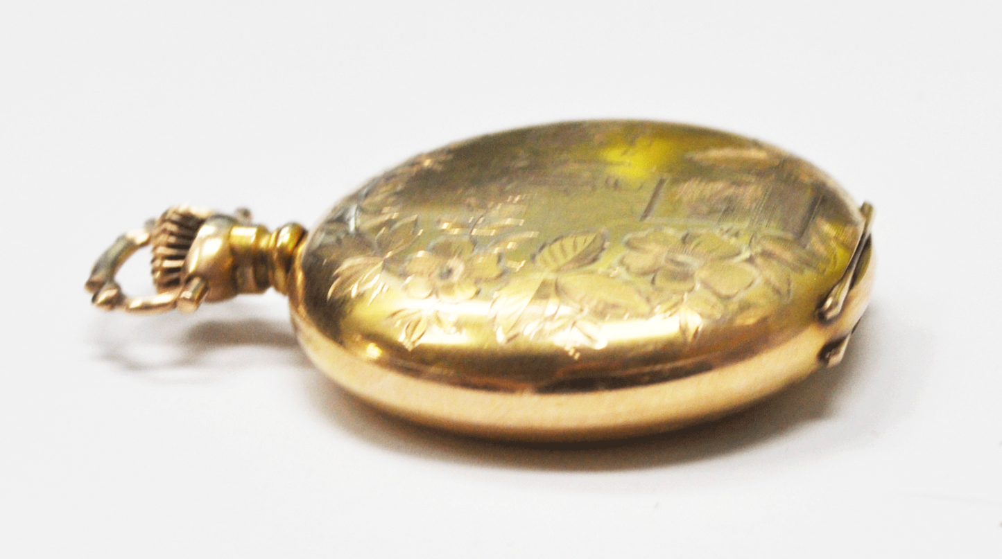 1908 Illinois Sz 0 35 HC 25yr GF Pocket Watch Jaccards Kansas City Private Label