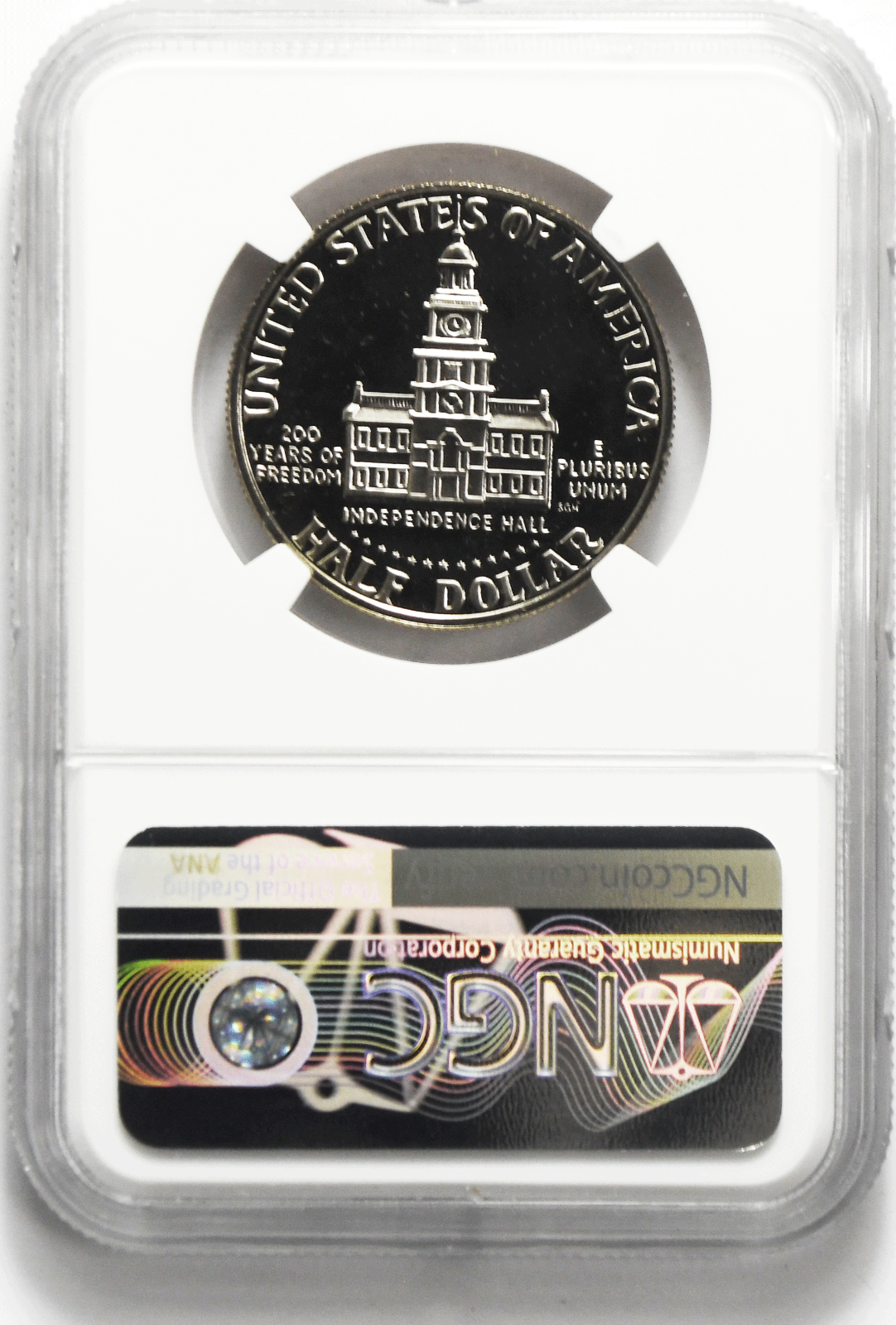 1976 S 50c Kennedy Half Dollar NGC PF68 Cameo Proof SF 1776 Bicentennial